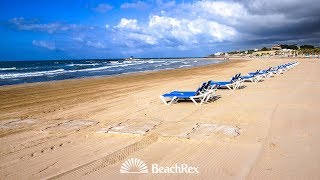 Playa Ribes Roges Vilanova i la Geltrú Spain [upl. by Boehmer131]