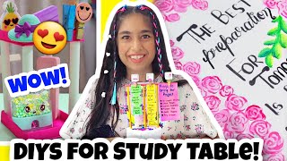 Study Table DIY Decoration Ideas💕🤩✨️  Riyas Amazing World [upl. by Ahseia904]