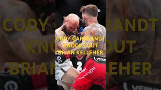 CODY GARBRANDT KNOCKS OUT BRIAN KELLEHERcodygarbrandt briankelleher ufc ko tko ufcvegas100 [upl. by Odawa583]