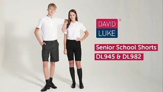 David Luke Senior School Shorts DL945DL982 [upl. by Andromache]