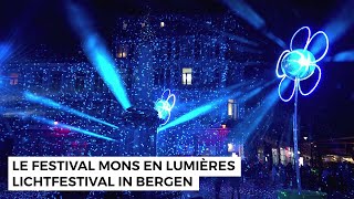 Le festival Mons en Lumières  Lichtfestival in Bergen [upl. by Aramad]