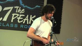 Vance Joy  Riptide  LIVE at 1027 The PEAK [upl. by Ahsekyw]