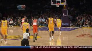 Shannon Brown 2 Nasty Dunks vs Suns 111209 [upl. by Ahtiekahs185]