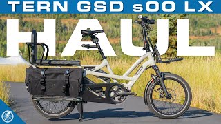 Tern GSD S00 LX Review  Electric Cargo Bike 2021 [upl. by Haimes]