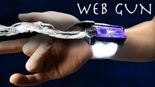 Make a SPIDERMAN Homecoming Web Shooter  RELOADABLE WEB CARTRIDGES [upl. by Ahsinev430]