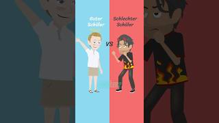 GUTER vs SCHLECHTER Schüler ⁉️shorts lernen schüler psychologie leben erfolgreich schule [upl. by Hedve811]