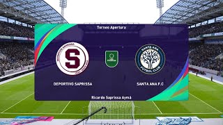 Modo carrera jugador liga Promerica Deportivo Saprissa vs Santa Ana [upl. by Olyhs]