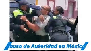 Agente de la Guardia Nacional se niega a recibir multa y agrede a policías de vialidad [upl. by Longo]