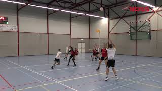 Korfbal zaalcompetitie 20222023 Nexus 1 OZC 1 [upl. by Dnomso]