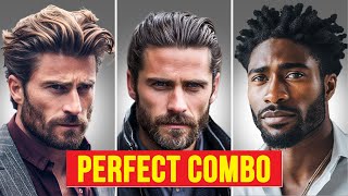 Top 8 Masculine Beard And Hair Styles For Men In 2024 [upl. by Tedric816]