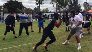 HIGHLIGHTS 5Star DE Kayvon Thibodeaux at The Oprning LA [upl. by Nnyloj]