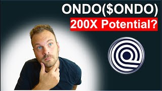 ONDO FINANCE ONDO Token explained  200X Potential [upl. by Esmaria801]