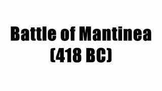 Battle of Mantinea 418 BC [upl. by Smailliw944]