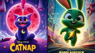 Smiling Critters In AI Disney Pixar Movie Poster 💀 and their Favorite Drinks and other favorites [upl. by Daughtry804]