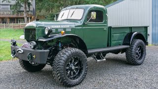 1951 Dodge Power Wagon B3PW Running and Driving  Bring a Trailer [upl. by Halle256]