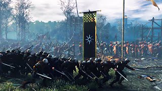 Nilfgaardian Army VS Redanian Army  The Witcher 3 Massive NPC War [upl. by Av589]