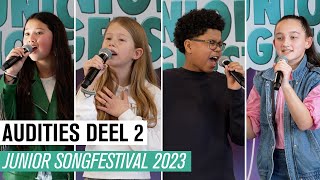 2 AUDITIES DEEL 2  JUNIOR SONGFESTIVAL 2023 🇳🇱 [upl. by Elicec]