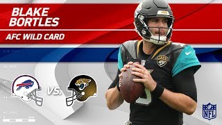 Blake Bortles NFL Playoffs Debut Highlights  Bills vs Jaguars  Wild Card Player HLs [upl. by Arikahs]