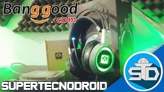 Unboxing y Review  Audifonos Gamer GH2 y Enclosures USB 30  Banggood  MantisTek [upl. by Hakceber]