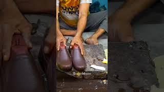 How We Manufacture Brown Leather Shoes [upl. by Ffoeg]