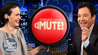 Mute with Sarah Paulson  The Tonight Show Starring Jimmy Fallon [upl. by Tterraj]