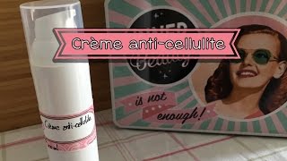 Crème anticellulite  Tutoriel  DIY [upl. by Ennyletak]