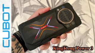 CUBOT KingKong Power 3  Rugged Phone Unboxing and HandsOn [upl. by Scarface55]