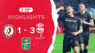 Bristol City v Lincoln City highlights [upl. by Prunella]