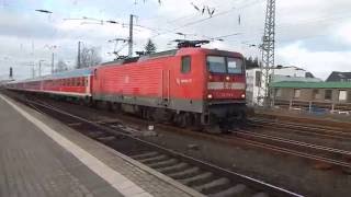 Züge im Bahnhof Neumünster  BR 112 143 120 189 EG ICE1 amp Nordbahn [upl. by Vergil]