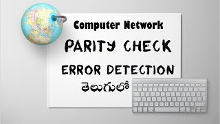 Parity checkError Detectionin telugu [upl. by Danete]