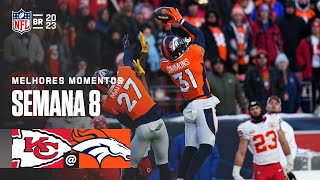 Denver BRONCOS x Kansas City CHIEFS  Melhores Momentos  NFL Semana 8 [upl. by Aldercy]