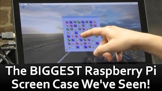 WHOPPING 133inch 1080p Raspberry Pi Touch Screen Case from KKSB [upl. by Amye]