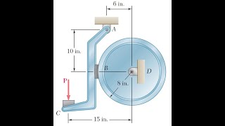 Problema Beer and Johnston1630 dinámica del cuerpo rígido segunda ley de Newton y cinemática [upl. by Jaquenette]