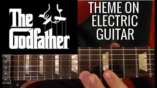 The Godfather Theme Guitar Lesson [upl. by Htehpaj]