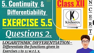 Exercise 55 Q2 Class 12 Maths  class12  maths [upl. by Arammat]