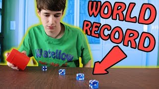 Recreating Dice Stack Tricks CHALLENGE ThatsAmazing JakeampJosh [upl. by Ylliw]