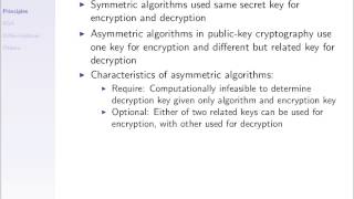 CSS322 Lecture 13 28 Dec 2012  Public Key Cryptography [upl. by Suzy175]