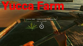 How to farm Yucca plants in Stranded deep Console [upl. by Syverson]