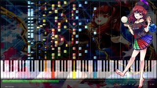 동방감주전東方紺珠伝동방프로젝트 quot판데모닉 플래닛パンデモニックプラネットquot piano tutorial synthesia [upl. by Sedberry]