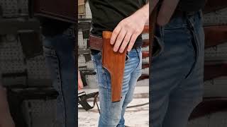 Stechkin APS with original wood holster shorts [upl. by Bremer]