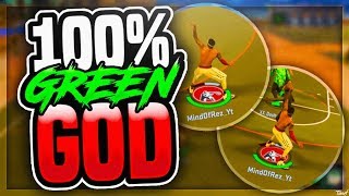 68 POINT GOD HAS A SECRET JUMPSHOT ALL GREENS HE IS A GOD NBA 2K17 MYPARK I GOT EXPOSED [upl. by Elokyn]