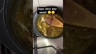 Believe it or not this okro sweet well well 😂😂 youtubechamps food shortsfeed foodie [upl. by Naesad]