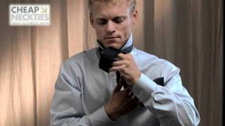 HOW TO TIE A WINDSOR KNOT  How to Tie a Double Windsor [upl. by Iznek]