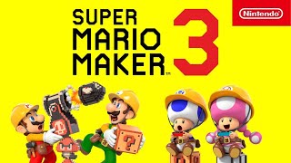 Super Mario Maker 3 Trailer Announciment Nintendo Switch 1 And 2 [upl. by Notsrik]