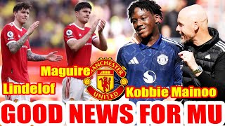 GOOD NEWS FOR Man United Kobbie Mainoo Harry Maguire Victor Lindelof and player INJURY situation [upl. by Azpurua]