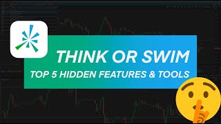 Top 5 HIDDEN Features amp Tools in Thinkorswim [upl. by Nrev]