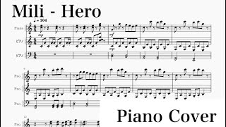 Limbus Company Mili  Hero  Piano Cover [upl. by Yht748]