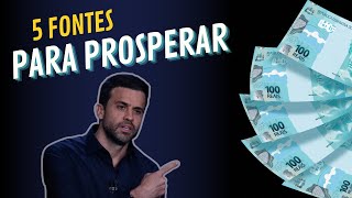 5 FONTES DE RENDA PARA PROSPERAR pablomarçal cortespablomarçal [upl. by Willie227]