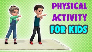 Physical Activities For Kids Get Active At Home [upl. by Ycart]