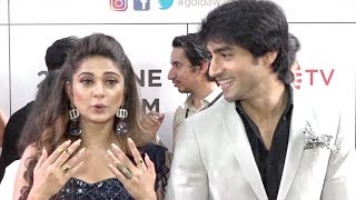 Bepanah Actors Jennifer Winget And Harshad Chopra Interview Together At Gold Awards 2018 [upl. by Nashner]